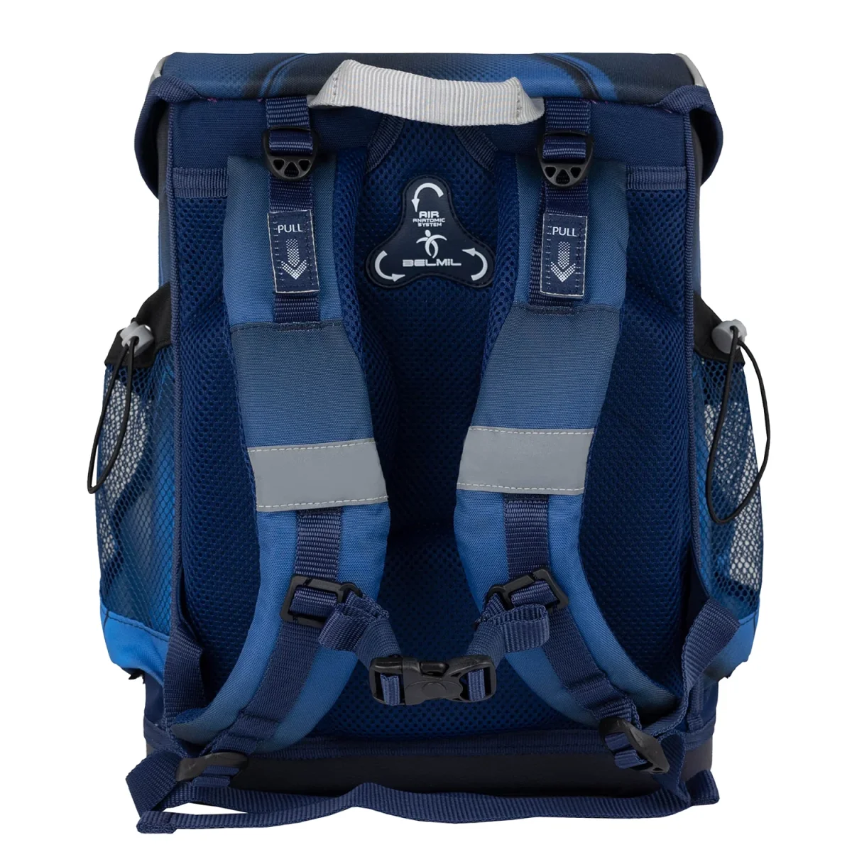 Belmil Mini-Fit Ergonomisches Schulranzen-Set „Football 4“ Design + Dinosaurier-Regenmantel – 5-teiliges kompaktes und bequemes Set für Jungen – Bild 7