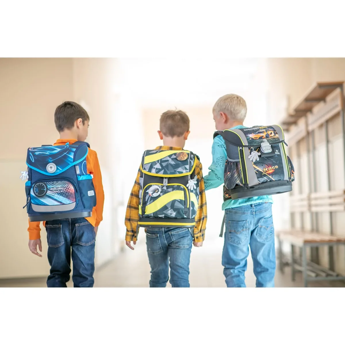 Smarty Dinosaurs Neon Schulranzen – Bild 3